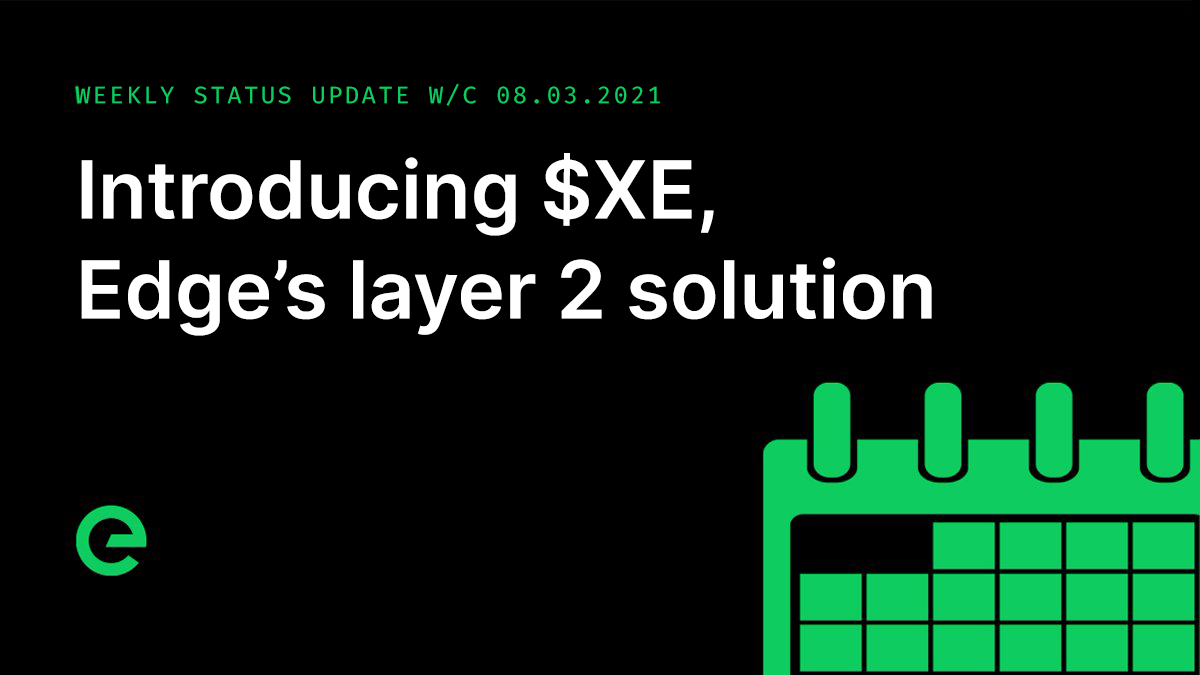 Weekly Update: W/C 08th March, 2021