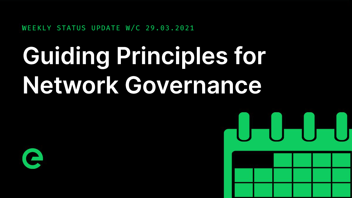 Weekly Update: W/C 29th March, 2021