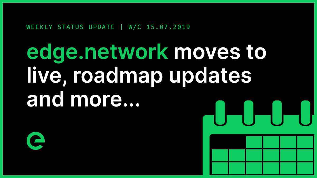 Weekly Update: 15th July, 2019