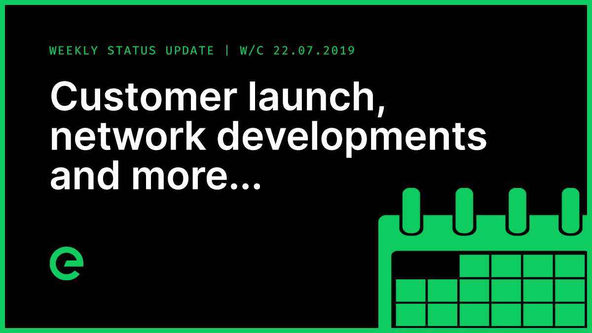 Weekly Update: 22nd July, 2019