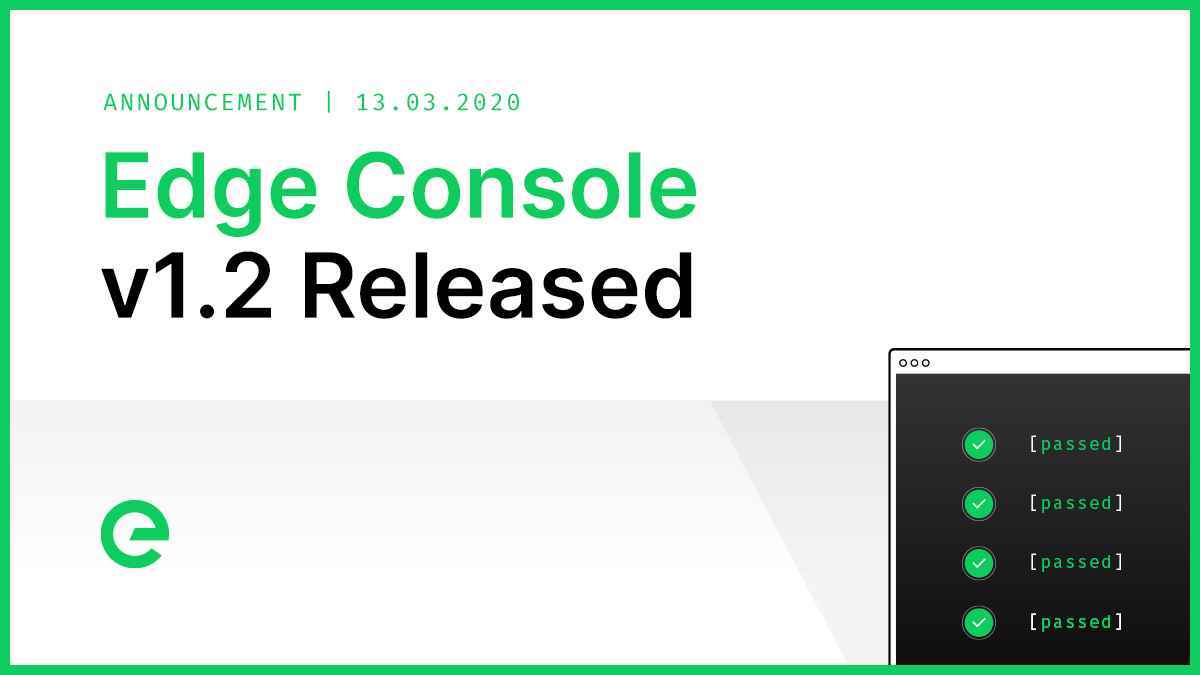 Console v1.2 released