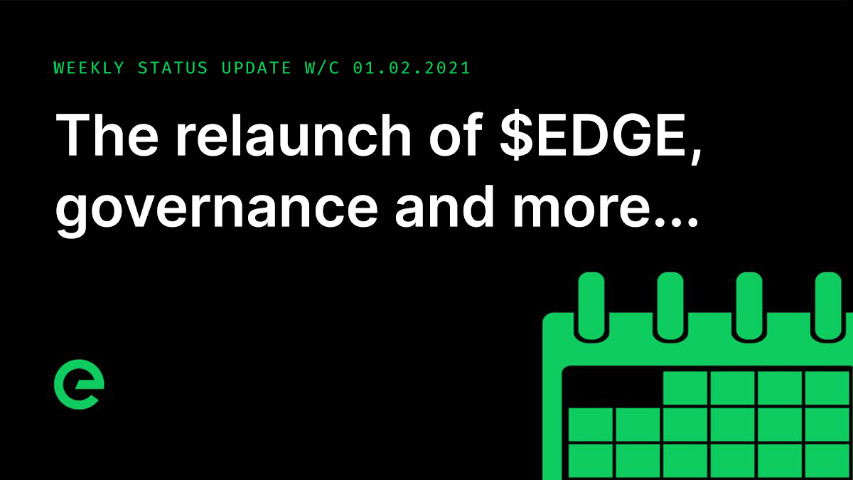 Weekly Update: W/C 15th February, 2021