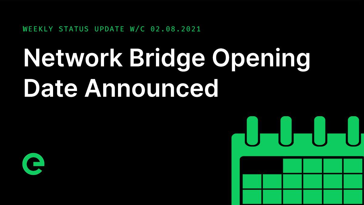 Weekly Update: W/C 02nd August, 2021