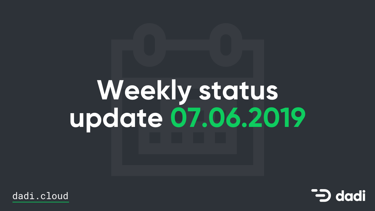 Weekly Update: 07th June, 2019