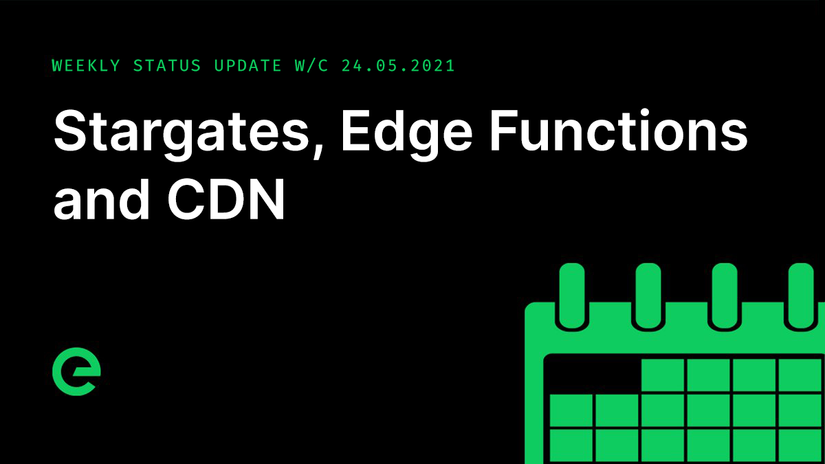 Weekly Update: W/C 24th May, 2021