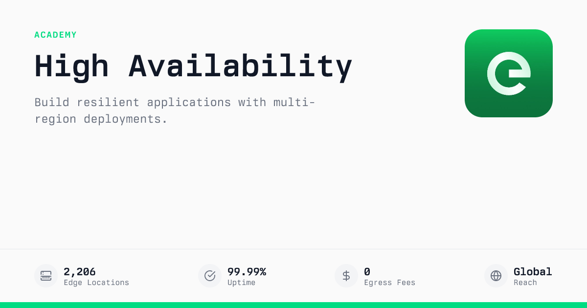 High Availability | Edge