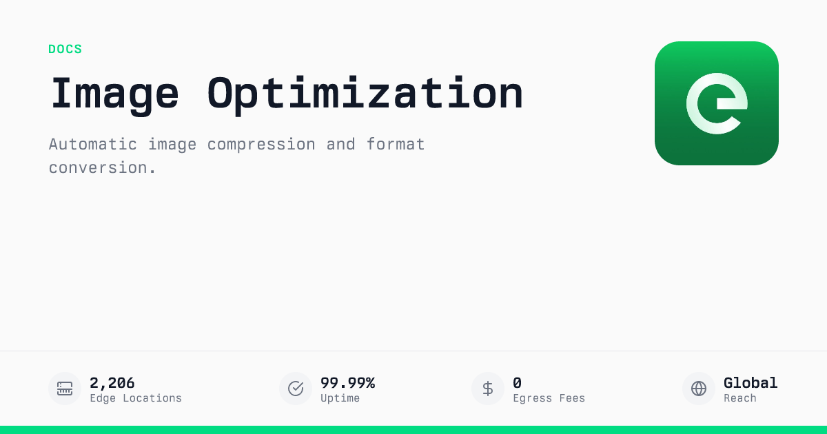 Image Optimization | Edge Documentation